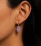 Iridescent Baroque Freshwater Pearl Drop Earrings