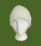 White colour Crochet Fisherman's Hat. Unisex. One Size. Handmade. - Image 1