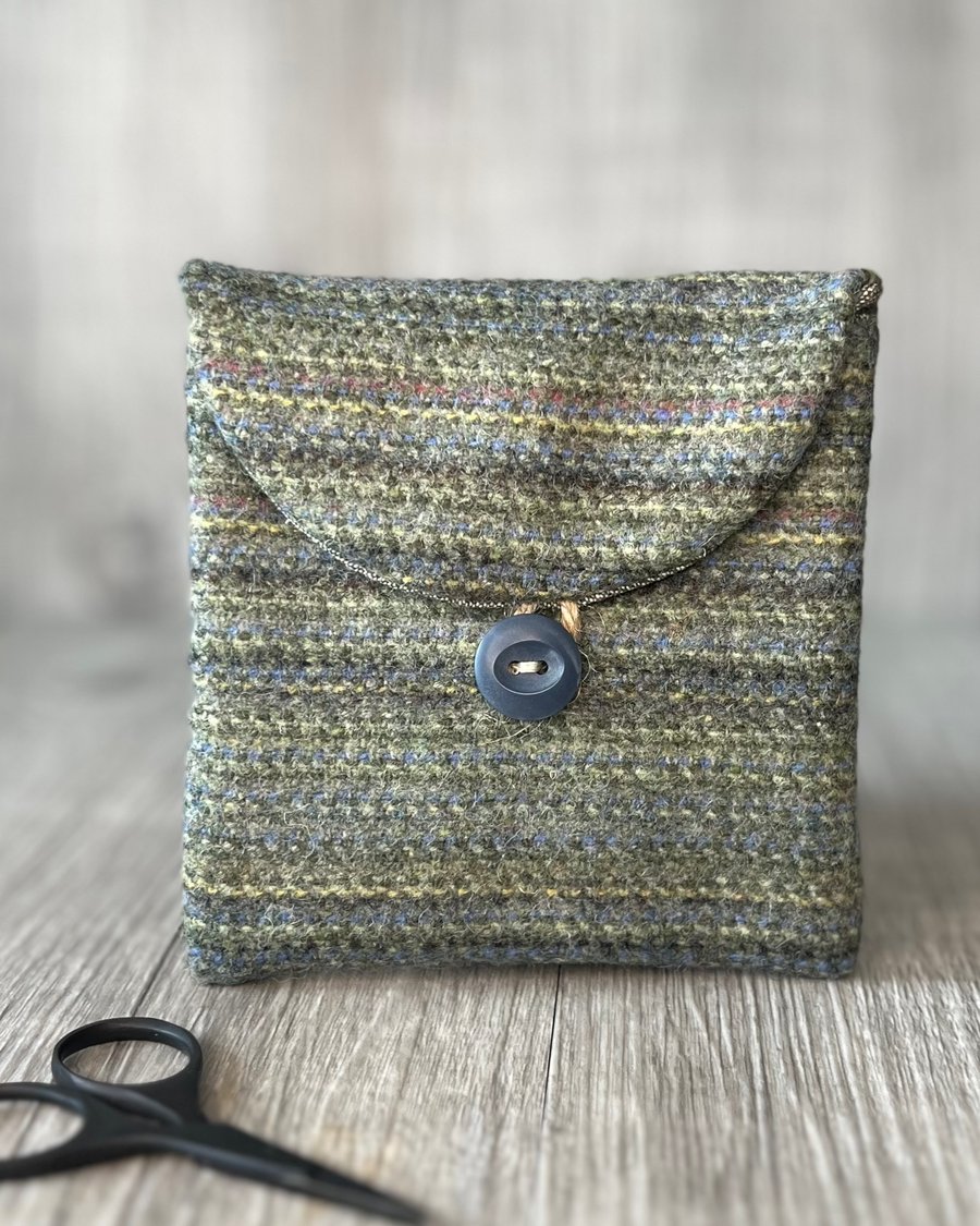 Wool Coin Purse Pouch  