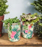 Sage green tropical floral herb garden gift set  - Image 3