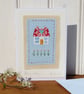 Daisy Cottage hand-stitched card for any occasion, pretty and detailed - Image 1