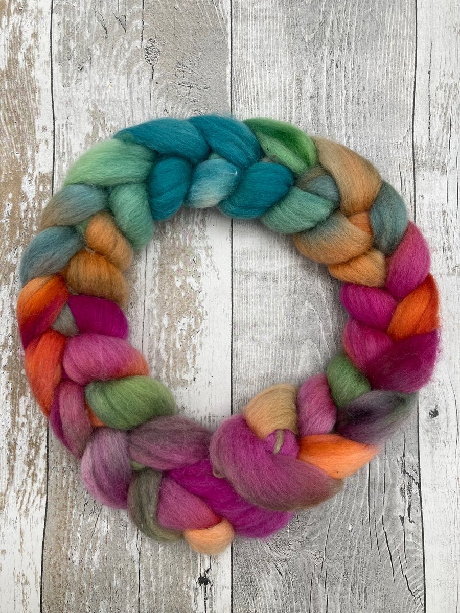 Kent Romney Spinning fibre 100g Wandermuddle