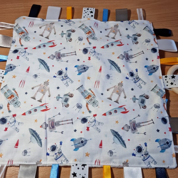 Spaceman tag blanket 