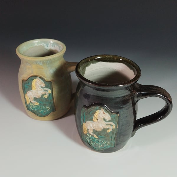 Black Prancing pony Lord of the rings tankard (standard neck)