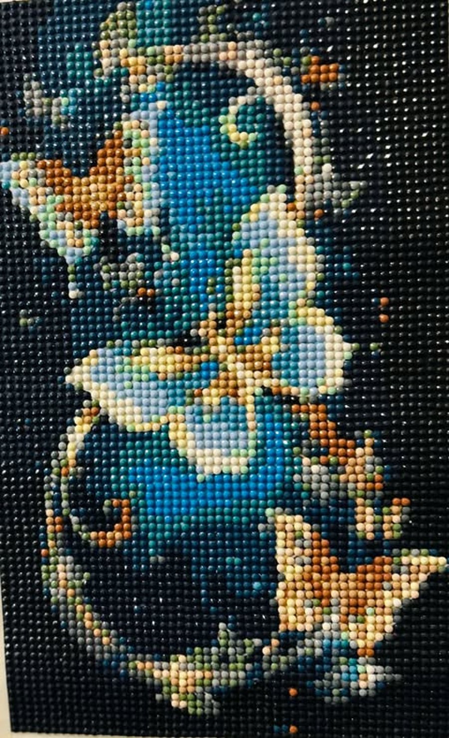 Diamond ART Painting  Blue Butterflies