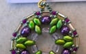 Green earrings