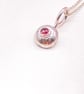 Pink Tourmaline Silver Pendant  - Image 1