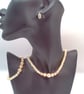 Necklace, Bracelet and Earrings Made Using Cream Pearls, Pearl Jewellery - Image 10