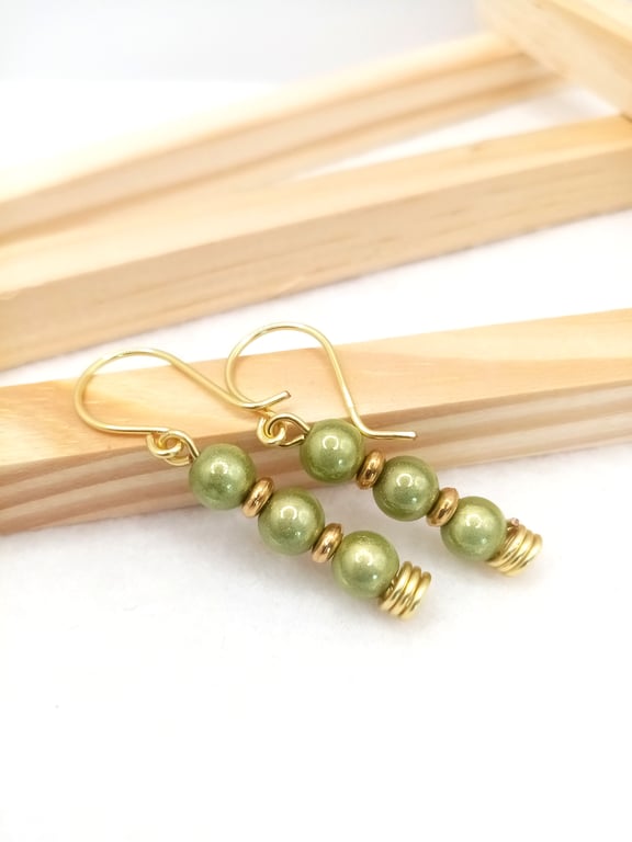 Miracle Bead Drop Earrings, Secret Santa, Stocking Filler, Free Postage