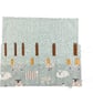 Double pointed knitting needle case with blue sheep, DPN Case, crochet hook case - Image 1