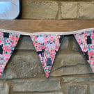 French Bulldog bunting - pink