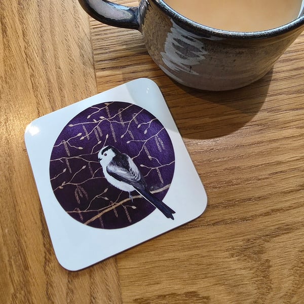 Fuffit in Hazel Catkins Coaster