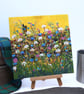Original Scottish landscape painting - Airlie Monument - wildflowers - easel - Image 4