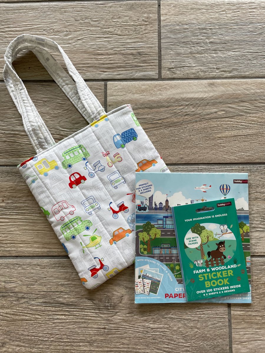 My Town and Country Sticker Book Bag