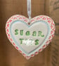 Summer seconds Small Ceramic heart decoration Swear words  - Image 1