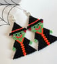 Handmade beaded Witch Halloween Earrings - Image 2