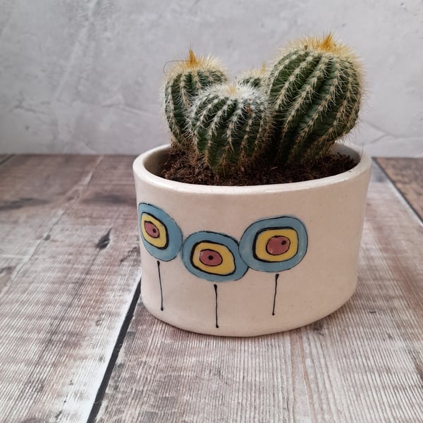 Handmade Retro Ceramic Indoor plant pot
