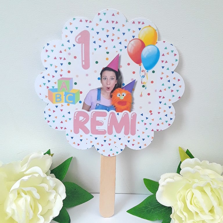 Ms Rachel inspired cake topper, Ms Rachel party decor