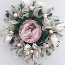 Traditional Christmas Wreath, Wall Decor, Door Wreath