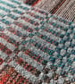 Quarterdeck Doubleweave Lambswool Cushion- Teal - Image 8
