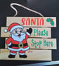 Santa please stop here sign  - Image 2