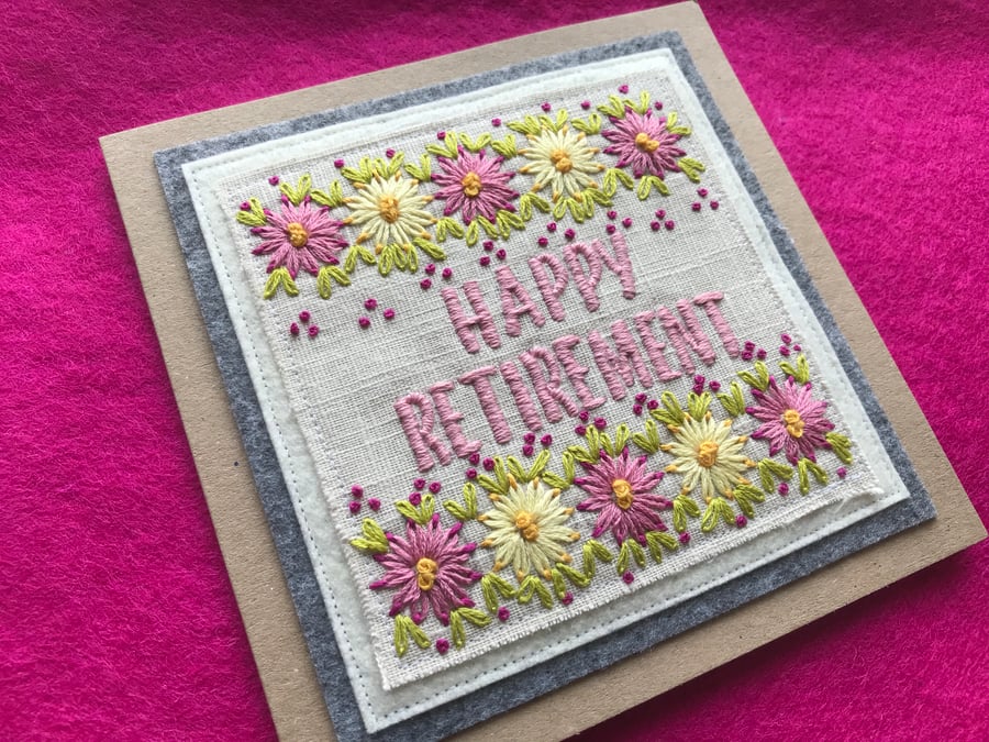 Retirement card - Folksy