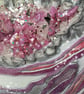 Pink, purple geode resin art - Image 4