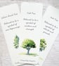 Pack of Tree Bookmarks With Motivational Words - Three Designs - Double Sided