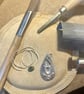 Handmade Solid Sterling Silver Jade Pendant Necklace & Chain - Summer Seconds - Image 6