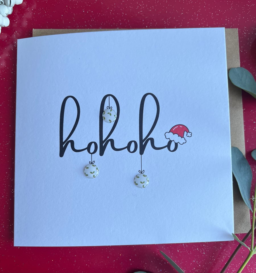 Ho Ho Ho Christmas card - General Christmas Card 