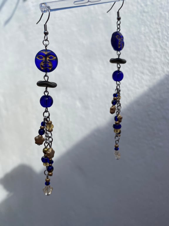 Shima - Moon Earrings 