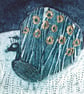 Proud Peacock  - Original Collagraph Print - Image 2