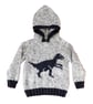 Knitting Pattern Dinosaur Hoodie (Velociraptor).  Digital Pattern - Image 3