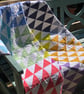 Rainbow, triangle quilt - Image 5