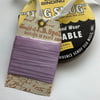 VINTAGE style  ribbon  ( silky seam binding). 4yds.  '  Pale Lilac' . Purple.