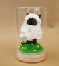 Bee happy Thinking of Ewe, handmade ornament in glass jar - Image 3