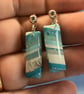 Short Striped Earrings - Image 2