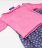 Deep Pink Organic Cotton Baby Jumper 3 - 6 Months - Image 2