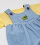 100% Organic Cotton Short-Sleeved Baby Jumper 0 - 6 Months - Image 3