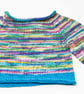 Baby Jumper in Multi-Coloured Organic Cotton 6 - 12 months - Image 2