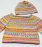 Baby Jumper and Beanie Hat in Organic Cotton 3 - 6 months - Image 1