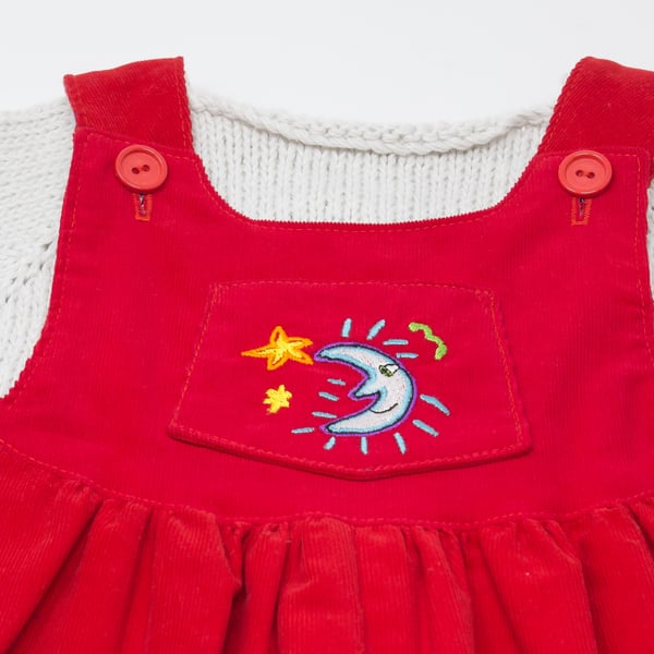 Toddler's Reversible Dungarees and Organic Cotton Jumper  18 - 24 months