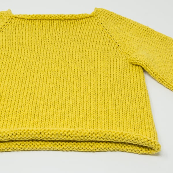 Organic Cotton Baby Jumper  6 - 12 months