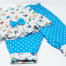 Child's Teddy Top and Trousers  12 - 18 months