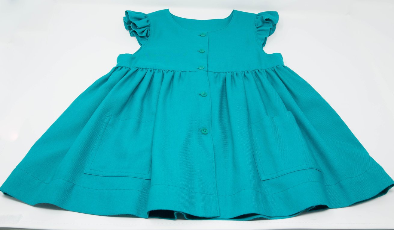 Child's Jade Pinafore Dress  2 - 3 years