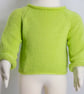 Lime Organic Cotton Baby Jumper  3 - 6 months