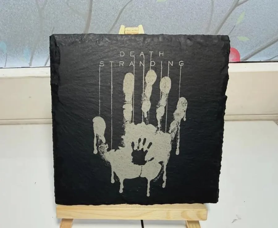 Death Stranding Hand Laser Etched Coaster