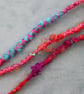 Arty Dreads for Long Hair (mainly pinks with a mini granny square) - Image 4