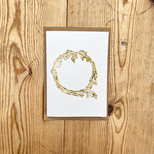 Pack of 5 cards - Seaweed Wreath