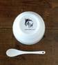 Ceramic Mussel Bowl with Spoon - Image 4